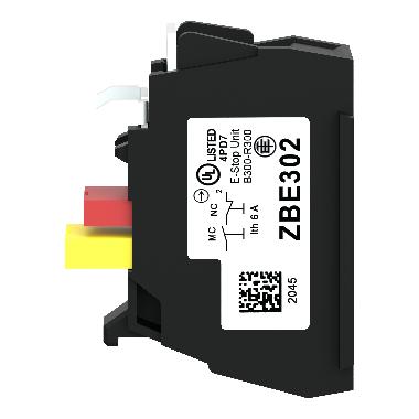 Elemento di contatto, connessione a vite, 1 NC auto-monitorato - SCHNEIDER ELECTRIC ZBE302 product photo Photo 09 3XL