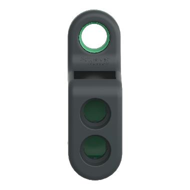 Pulsantiera mobile - 2 fori - in plastica verde - SCHNEIDER ELECTRIC ZBRM22 product photo Photo 06 3XL