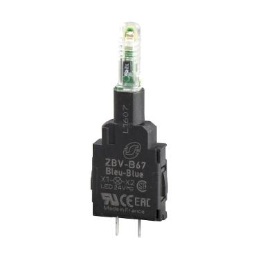 Elemento luminoso- D.22 - LED integrato GIALLO - 24 V - SCHNEIDER ELECTRIC ZBVB57 product photo Photo 01 3XL