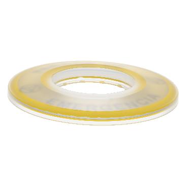 Etichetta circolare D.60 per arresto emergenza  PARADA DE EMERGENCIA/logo ISO13850 - SCHNEIDER ELECTRIC ZBY9420 product photo Photo 05 3XL