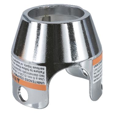 Guardia di protezione fungo D.40 , unit?  D.22 mm - cromata - SCHNEIDER ELECTRIC ZBZ1600 product photo Photo 01 3XL