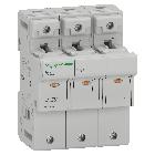 Portafusibile Fuse Disconnector, Acti9 SBI, 3P, 50A, for fuse 14 x 51mm - SCHNEIDER ELECTRIC A9GSB350 product photo