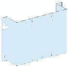 Piastra di fondo NS-INS250V fis/dir L250 - SCHNEIDER ELECTRIC LVS03050 product photo