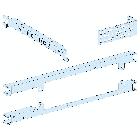 Piastra di fondo comm NS630 H tel - SCHNEIDER ELECTRIC LVS03457 product photo