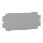 Piastra di fondo 150x300 per Spacial SBM - SCHNEIDER ELECTRIC NSYMM13SB product photo