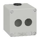 Pulsantiera in metallo grigia  M20 2 fori 22MM 80X80X77 UL CSA - SCHNEIDER ELECTRIC XAPD1502 product photo