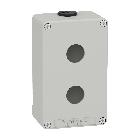 Pulsantiera in metallo grigia  M20 2 fori 22MM 80X130X51,5 UL CSA - SCHNEIDER ELECTRIC XAPD2202 product photo