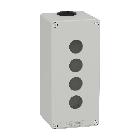 Pulsantiera in metallo grigia  M25 4 fori 22MM 80X175X77 UL CSA - SCHNEIDER ELECTRIC XAPD3504 product photo