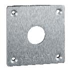 Piastra anteriore - XAP-E - metallo - 1 foro - SCHNEIDER ELECTRIC XAPE301 product photo
