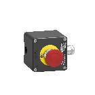 Pulsantiera - XAW-F - metallo - 1 NC + 1 NC - rosso - arresto di emergenza - SCHNEIDER ELECTRIC XAWF198EX product photo