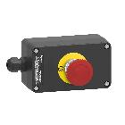 Pulsantiera - XAW-G - plastica - 1 NC + 1 NC - rosso - arresto di emergenza - SCHNEIDER ELECTRIC XAWG198EX product photo