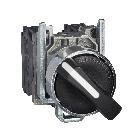 Selettore nero D.22 - 3 posizioni +/- 45? - con ritorno - 2 NO - ATEX - SCHNEIDER ELECTRIC XB4BD53EX product photo