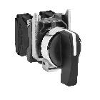 Selettore D.22  - 3 posizioni - con ritorno - leva LUNGA - nero - 2NO - SCHNEIDER ELECTRIC XB4BJ53 product photo