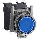 Pulsante luminoso blu con cappuccio ATEX 24..240V - SCHNEIDER ELECTRIC XB4BP683BM5GEX product photo