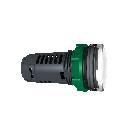 Lampada spia monoblocco bianca D.22 con LED integrato 230Vac - SCHNEIDER ELECTRIC XB5EVM1 product photo