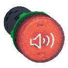 Segnalatore acustico-luminoso rosso 24Vac/dc continuo-intermittente - SCHNEIDER ELECTRIC XB5KS2B4 product photo