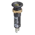 Lampada spia D.8 - IP40 - gialla arancio - LED sporgente - 24V - faston - SCHNEIDER ELECTRIC XVLA135 product photo