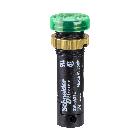 Lampada spia D. 12 - IP40 - verde - LED protetto - 24V - connettore a vite - SCHNEIDER ELECTRIC XVLA333 product photo