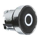 Testa pulsante D. 22 - ad impulso - filoghiera - nera - o - SCHNEIDER ELECTRIC ZB4BA232 product photo