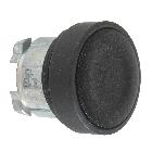 Testa pulsante D. 22  - ad impulso - filoghiera - nera - senza marcatura - SCHNEIDER ELECTRIC ZB4BA27 product photo