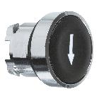 Testa pulsante D. 22  - ad impulso - filoghiera - nera - freccia su - SCHNEIDER ELECTRIC ZB4BA335 product photo