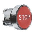 Testa pulsante D. 22  - ad impulso - filoghiera - rossa - stop - SCHNEIDER ELECTRIC ZB4BA434 product photo
