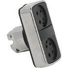 Pulsante doppio filo/filo D. 22  senza capsule - SCHNEIDER ELECTRIC ZB4BA79 product photo