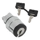 Testa selettore D.22 - 2 posizione - Ronis 421e - estrazione chiave tutte le posizioni. - SCHNEIDER ELECTRIC ZB4BG412 product photo