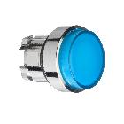Testa pulsante luminoso D.22 - blu- per LED universale - SCHNEIDER ELECTRIC ZB4BH63 product photo