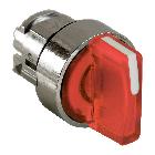 Testa selettore luminoso - 3 posizioni D.22 - rosso - SCHNEIDER ELECTRIC ZB4BK1543 product photo