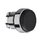 Testa pulsante D.22 - ad impulso - sporgente - nera - senza marcatura - SCHNEIDER ELECTRIC ZB4BL2 product photo