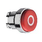 Testa pulsante D.22 - ad impulso - sporgente rossa - o - SCHNEIDER ELECTRIC ZB4BL432 product photo