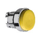 Testa pulsante D.22 - ad impulso - sporgente - gialla - senza marcatura - SCHNEIDER ELECTRIC ZB4BL5 product photo