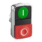 TESTA PULSANTE A DOPPIO TASTO /I/-/O - SCHNEIDER ELECTRIC ZB4BL7341 - SCHNEIDER ELECTRIC ZB4BL7341 - SCHNEIDER ELECTRIC ZB4BL7341 product photo