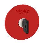 Testa pulsante D.22 -sblocco a chiave - fungo D. 60 - rossa - Ronis 455 - SCHNEIDER ELECTRIC ZB4BS964 product photo