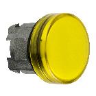 Testa lampada spia gialla led D.22 per LED universale - SCHNEIDER ELECTRIC ZB4BV083 product photo
