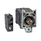 Corpo per pulsante luminoso D.22 - lampadina BA 9S - 1NO - SCHNEIDER ELECTRIC ZB4BW031 product photo