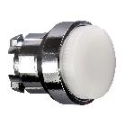 Testa pulsante luminoso D.22  - bianco- per LED universale - SCHNEIDER ELECTRIC ZB4BW113 product photo