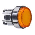 Testa pulsante luminoso D.22  - GIALLO- per LED universale - SCHNEIDER ELECTRIC ZB4BW153 product photo