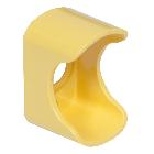 Guardia di protezione gialla in plastica per fungo di emergenza D.40 - SCHNEIDER ELECTRIC ZB4BZ2005 product photo