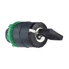 Testa selettore a chiave D.22 - 2 posizioni - Ronis 421E - estrazione chiave SX - SCHNEIDER ELECTRIC ZB5AG212 product photo