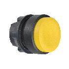 Testa pulsante D.22- - gialla - sporgente - senza marcatura - SCHNEIDER ELECTRIC ZB5AL5 product photo
