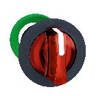 Testa selettore luminoso rosso 3 posizioni -filopannello-D.30- per LED universale - SCHNEIDER ELECTRIC ZB5FK1343 product photo