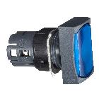 Testa pulsante luminoso rettangolare D.16 - filoghiera - blu - SCHNEIDER ELECTRIC ZB6DW6 product photo