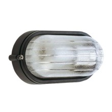 PLAFONIERA INDUSTRIALE OVALE GRANDE E27 NERO - SOVIL 701/06 product photo