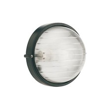 LAMPADA PARETE APPLIQUE ESTERNI O PLAFONE SEMPLICE NERA E27 - SOVIL 780/06 product photo