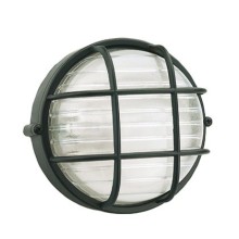 LAMPADA INDUSTRIALE TONDA PLAFONIERA GRANDE GABBIA NERO - SOVIL 783/06 product photo