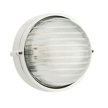 PLAFONIERA DA ESTERNO TONDA GRANDE BIANCO E27 - SOVIL 781/02 product photo Photo 01 3XL