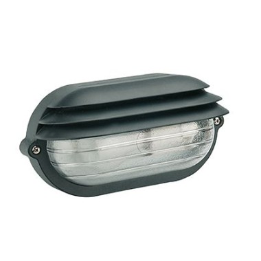 PLAFONIERA DA ESTERNO PALPEBRA OVALE APPLIQUE PICCOLA NERO E27 - SOVIL 787/06 product photo Photo 01 3XL
