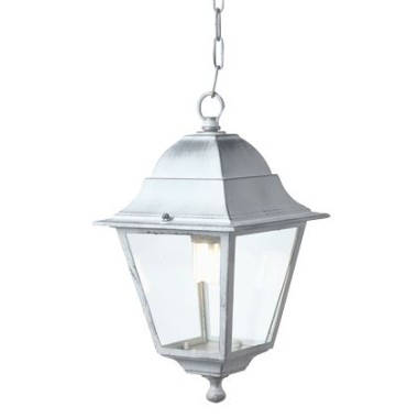 LAMPADA SOSPENSIONE DA ESTERNO OLD E27 BIANCO - SOVIL 955/37 product photo Photo 01 3XL